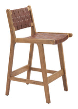 Feder Brown Counter Stool (Set of 2) by Zuomod at Eve Furniture