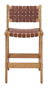 Feder Brown Counter Stool (Set of 2) by Zuomod at Eve Furniture