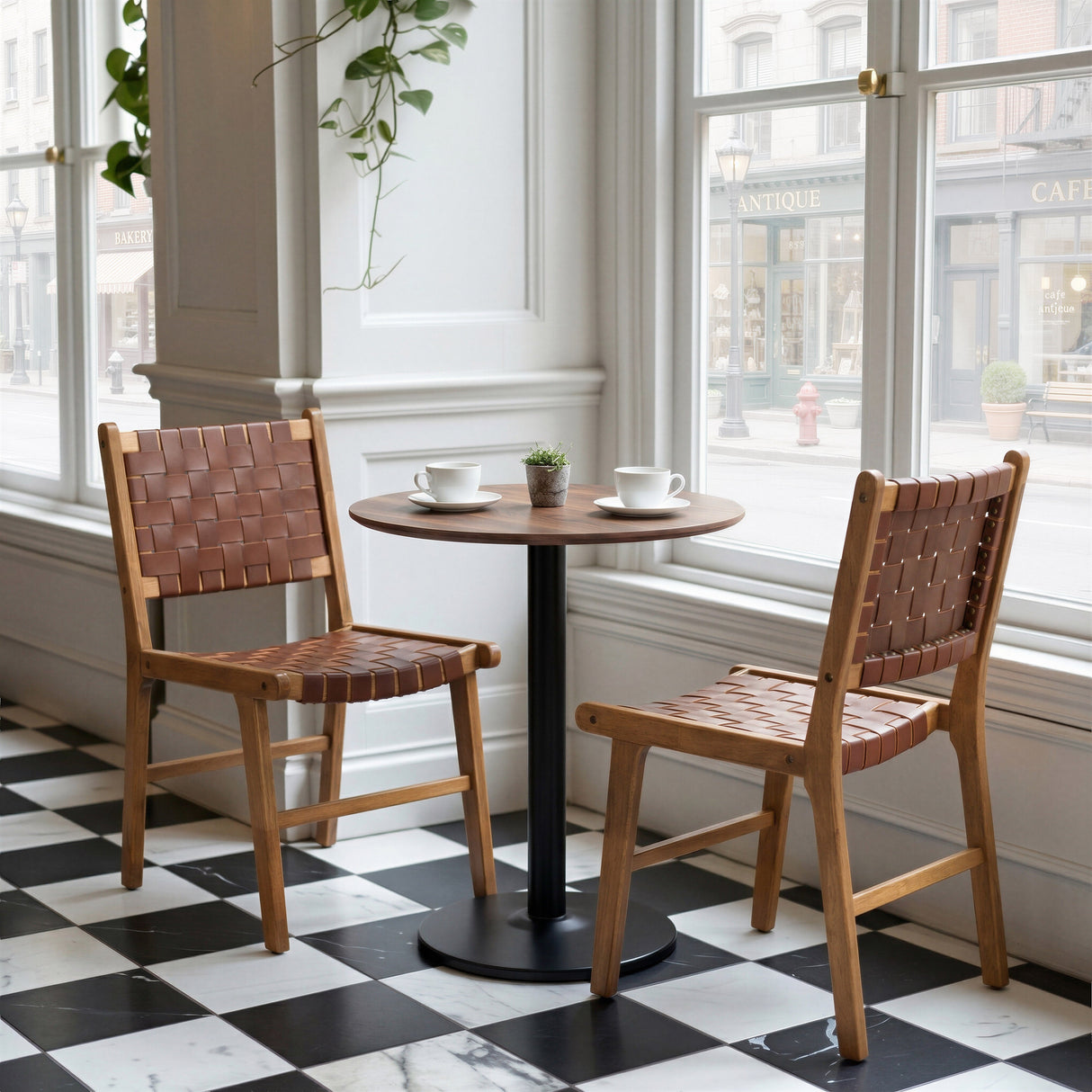 Feder Brown Dining Chair (Set of 2) by Zuomod at Eve Furniture