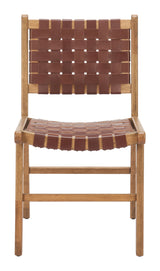 Feder Brown Dining Chair (Set of 2) by Zuomod at Eve Furniture