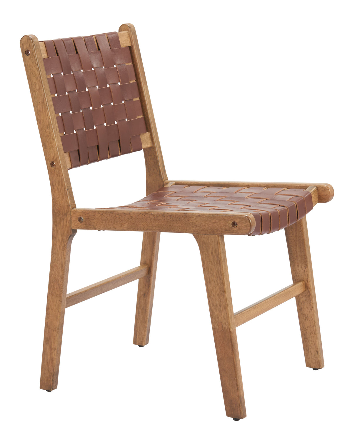 Feder Brown Dining Chair (Set of 2) by Zuomod at Eve Furniture