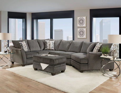 Tide Anchor Gray Sectional by Happy Homes at Eve Furniture