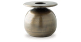 Fedorleigh Antique Brass Finish Vase by Ashley at Eve Furniture