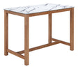 Fein White Counter Table by Zuomod at Eve Furniture