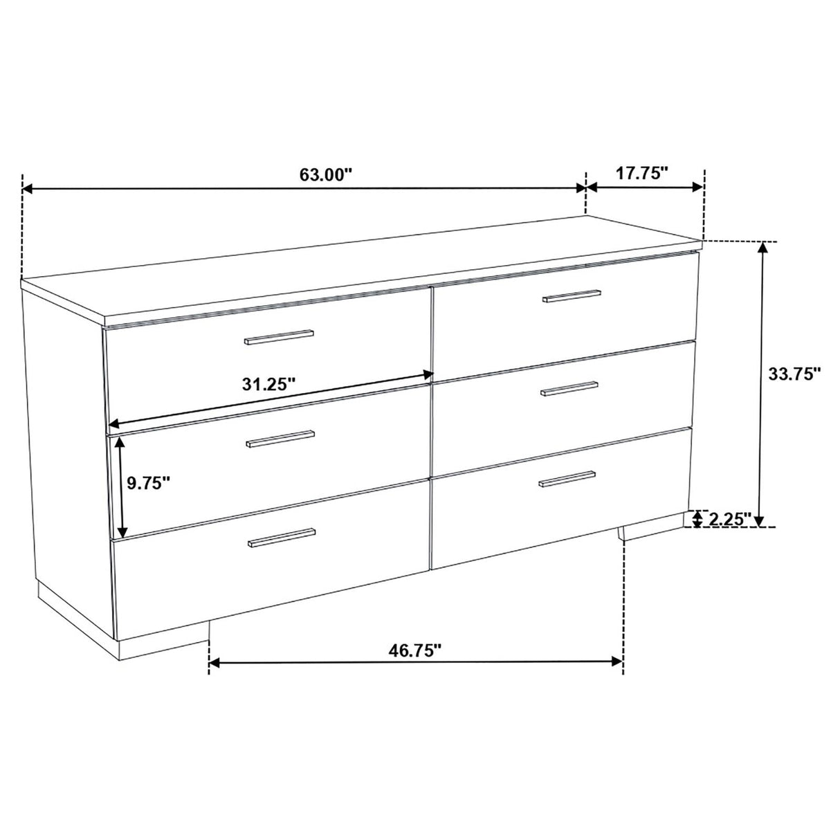 Felicity Glossy White 4-Piece California King Bedroom Set with LED Mirror