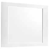 Felicity Glossy White 4-Piece Queen Bedroom Set with LED Light Headboard by Coaster at Eve Furniture