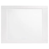 Felicity Glossy White 4-Piece Queen Bedroom Set with LED Light Headboard by Coaster at Eve Furniture