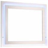 Felicity Glossy White 4-Piece Twin Bedroom Set with LED Lighting by Coaster at Eve Furniture