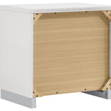 Felicity Glossy White 5-Piece Twin Bedroom Set with LED Lighting by Coaster at Eve Furniture