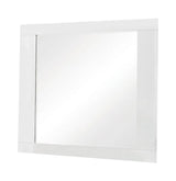 Felicity Glossy White Rectangle Dresser Mirror by Coaster at Eve Furniture