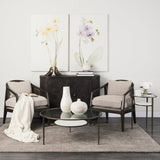 Felicity Marble Top W/Iron Frame Coffee Table by Mercana at Eve Furniture
