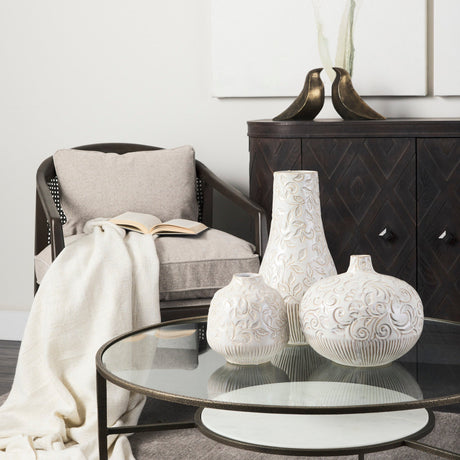 Felicity Marble Top W/Iron Frame Coffee Table by Mercana at Eve Furniture