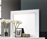 Felicity Glossy White LED Light Mirror