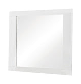 Felicity Glossy White Rectangle Dresser Mirror