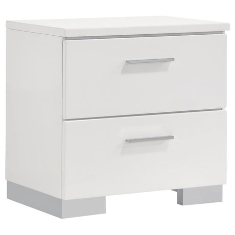 Felicity White 4-piece Queen Platform Bedroom Set by Coaster at Eve Furniture