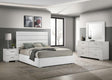 Felicity White High Gloss 4-piece Queen Bedroom Set by Coaster at Eve Furniture