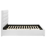 Felicity White Upholstered Queen Platform Bed by Coaster at Eve Furniture