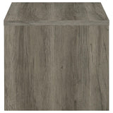 Felix 1-drawer Square Engineered Wood End Table Grey Driftwood