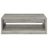 Felix Gray Driftwood 2-Piece Coffee and End Table Set by Coaster at Eve Furniture