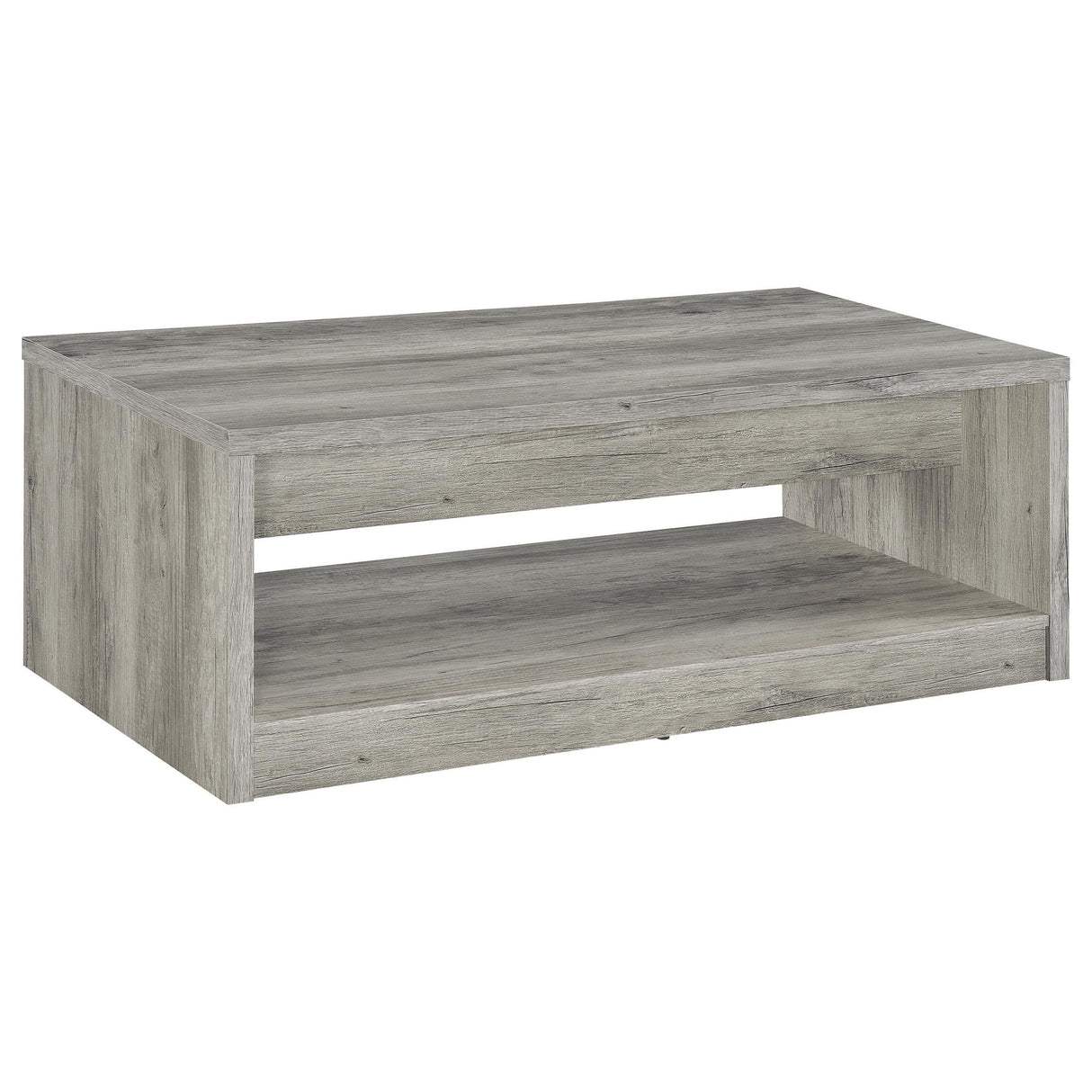 Felix Gray Driftwood 2-Piece Coffee and End Table Set by Coaster at Eve Furniture