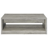 Felix Gray Driftwood 2-Piece Coffee and End Table Set by Coaster at Eve Furniture