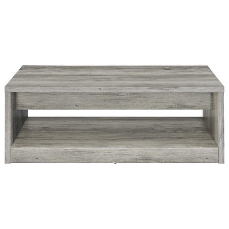 Felix Gray Driftwood 2-Piece Coffee and End Table Set by Coaster at Eve Furniture
