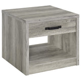 Felix Gray Driftwood 2-Piece Coffee and End Table Set by Coaster at Eve Furniture