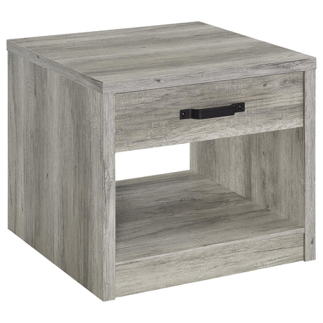 Felix Gray Driftwood 2-Piece Coffee and End Table Set by Coaster at Eve Furniture