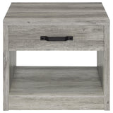 Felix Gray Driftwood 2-Piece Coffee and End Table Set by Coaster at Eve Furniture