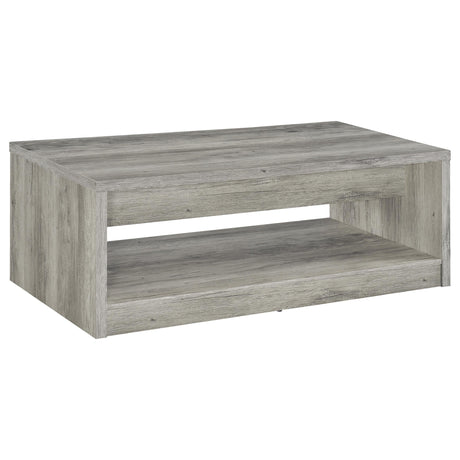 Felix Gray Driftwood 3-Piece Coffee and End Table Set by Coaster at Eve Furniture