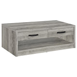 Felix Gray Driftwood 3-Piece Coffee and End Table Set by Coaster at Eve Furniture