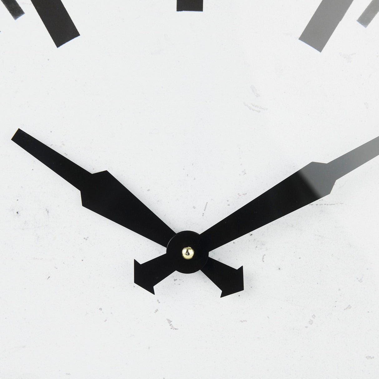 Felix Gray Metal Square Table Clock by Mercana at Eve Furniture