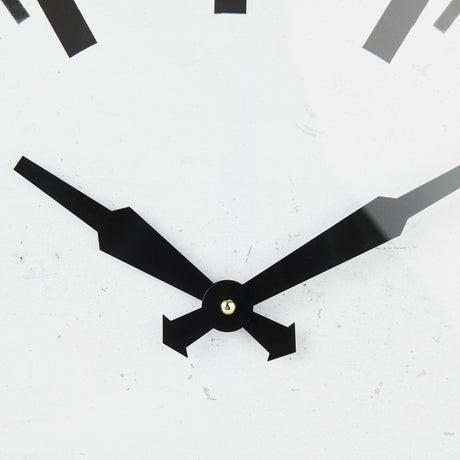 Felix Gray Metal Square Table Clock by Mercana at Eve Furniture