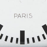 Felix Gray Metal Square Table Clock by Mercana at Eve Furniture