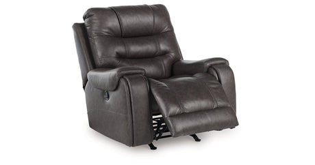 Femley Smoke Recliner by Ashley at Eve Furniture
