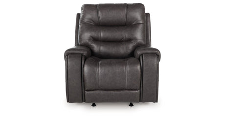 Femley Smoke Recliner by Ashley at Eve Furniture