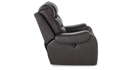Femley Smoke Recliner by Ashley at Eve Furniture