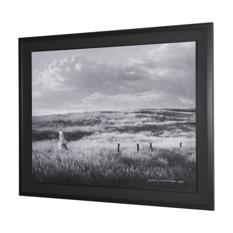 Fence Line Flight I by R. Christopher Vest Textured FramedPhoto Print Matted under Glass by Mercana at Eve Furniture