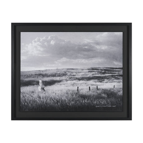 Fence Line Flight I by R. Christopher Vest Textured FramedPhoto Print Matted under Glass by Mercana at Eve Furniture