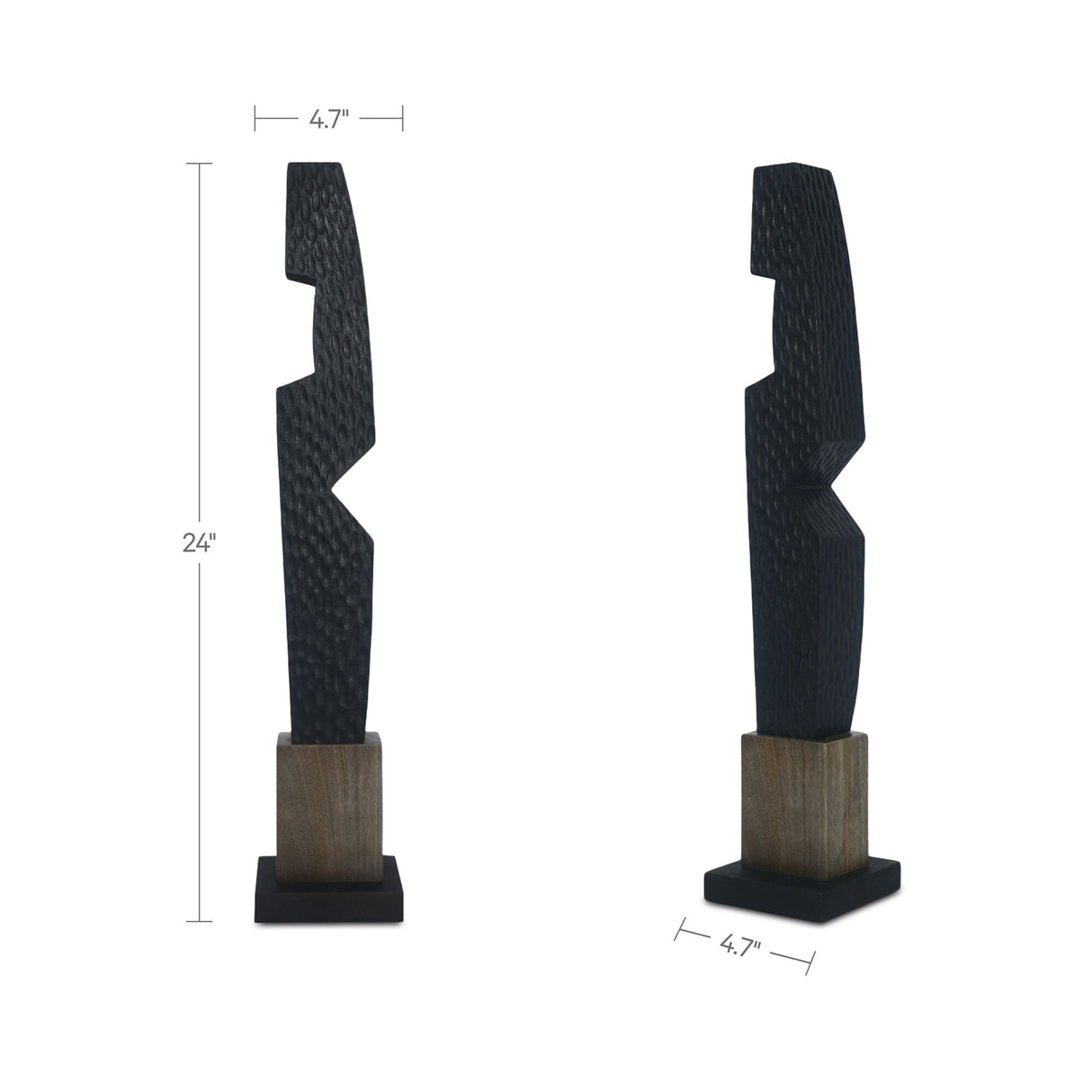 Fenn Black Sculpture by MOES at Eve Furniture
