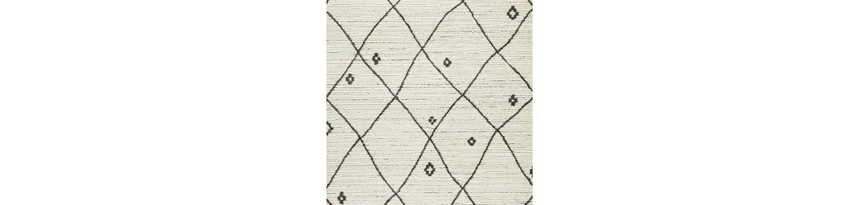 Fenriston Cream/Black Large Rug by Ashley at Eve Furniture