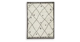 Fenriston Cream/Black Medium Rug by Ashley at Eve Furniture