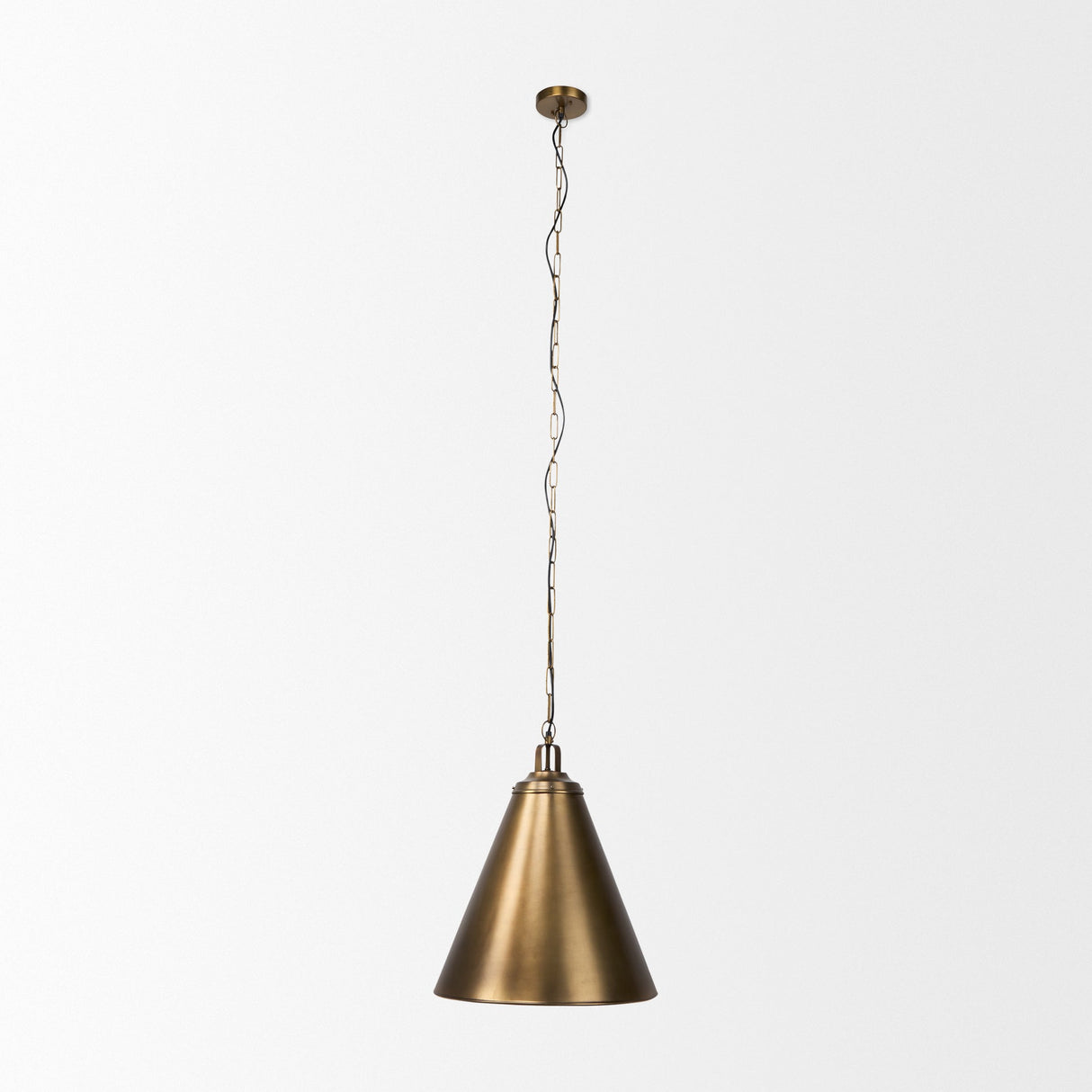 Fenton Gold W/Gold Accents Pendant Light by Mercana at Eve Furniture