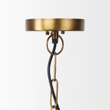 Fenton Gold W/Gold Accents Pendant Light by Mercana at Eve Furniture