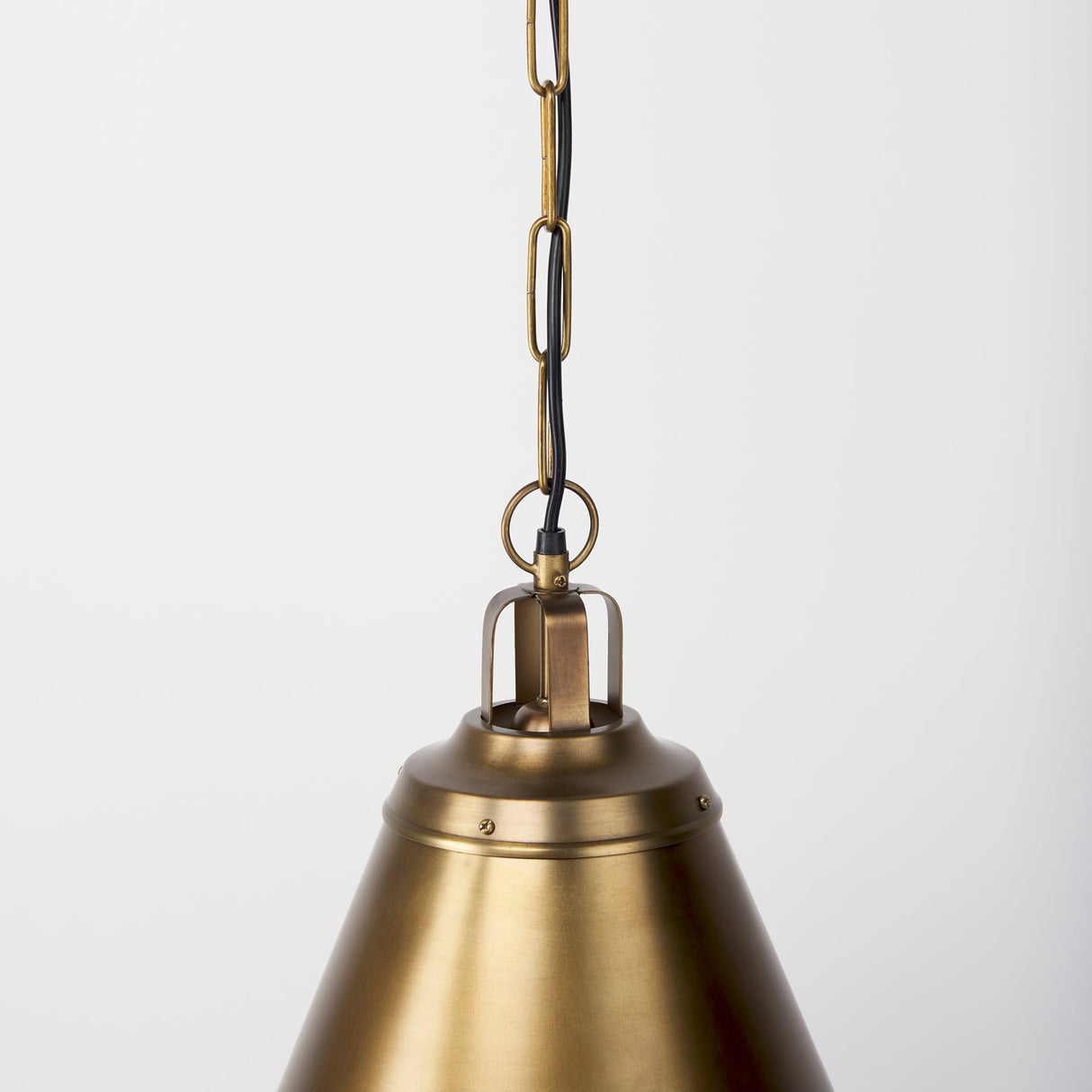 Fenton Gold W/Gold Accents Pendant Light by Mercana at Eve Furniture