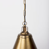 Fenton Gold W/Gold Accents Pendant Light by Mercana at Eve Furniture