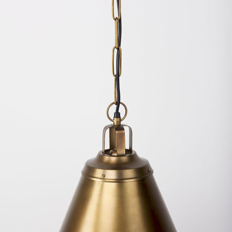 Fenton Gold W/Gold Accents Pendant Light by Mercana at Eve Furniture