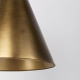 Fenton Gold W/Gold Accents Pendant Light by Mercana at Eve Furniture