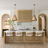 Fenton Gold W/Gold Accents Pendant Light by Mercana at Eve Furniture