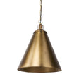 Fenton Gold W/Gold Accents Pendant Light by Mercana at Eve Furniture